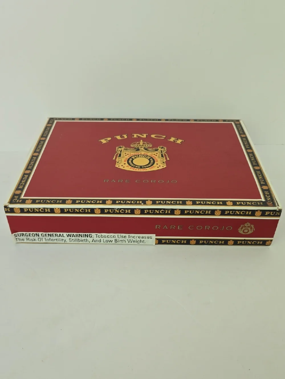Vintage Punch Rare Corojo Red Empty Cigar Craft Box